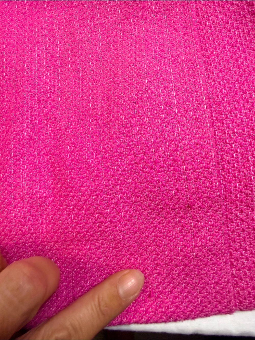 Talbots Women’s Pink Flare Sleeve Tweed Jacket Fully Lined with Pockets Sz 16W - Picture 7 of 10
